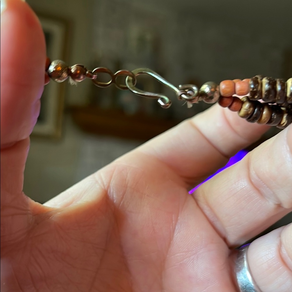 Handcrafted Tribal Mask Necklace - Picture 11 of 14